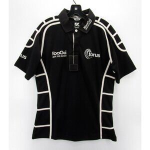Kooga Rugby Polo Shirt Medium Pullover Embroidered Logo Jersey NEW